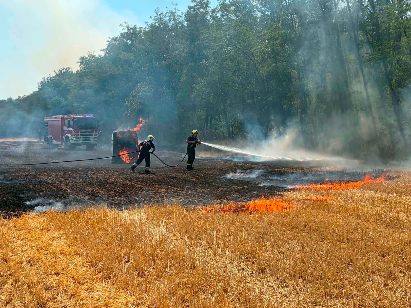 Ez már nekik is sok! Idén eddig csaknem tízezer szabadtéri tűzhöz vonultak a tűzoltók