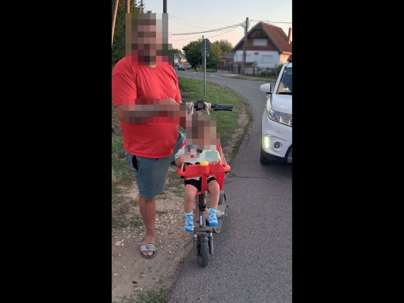 Hajmeresztő, mit művelt egy rolleres apuka