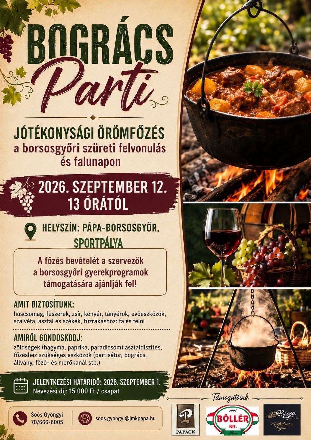 Bogrács parti