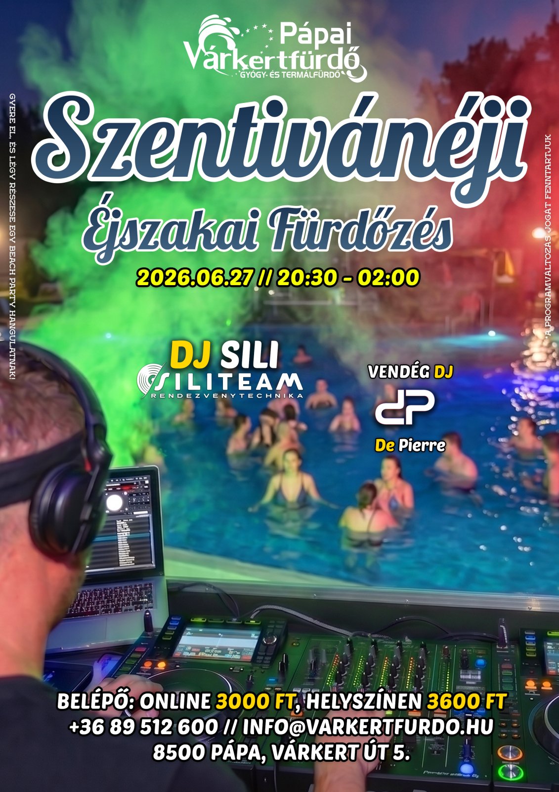 Szentivánéji Éjszakai Fürdőzés
