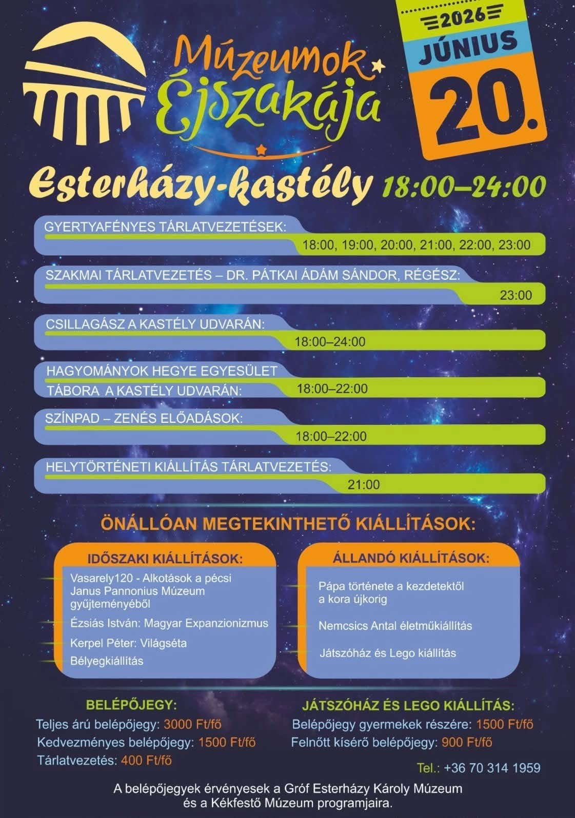 Múzeumok éjszakája az Esterházy-kastélyban