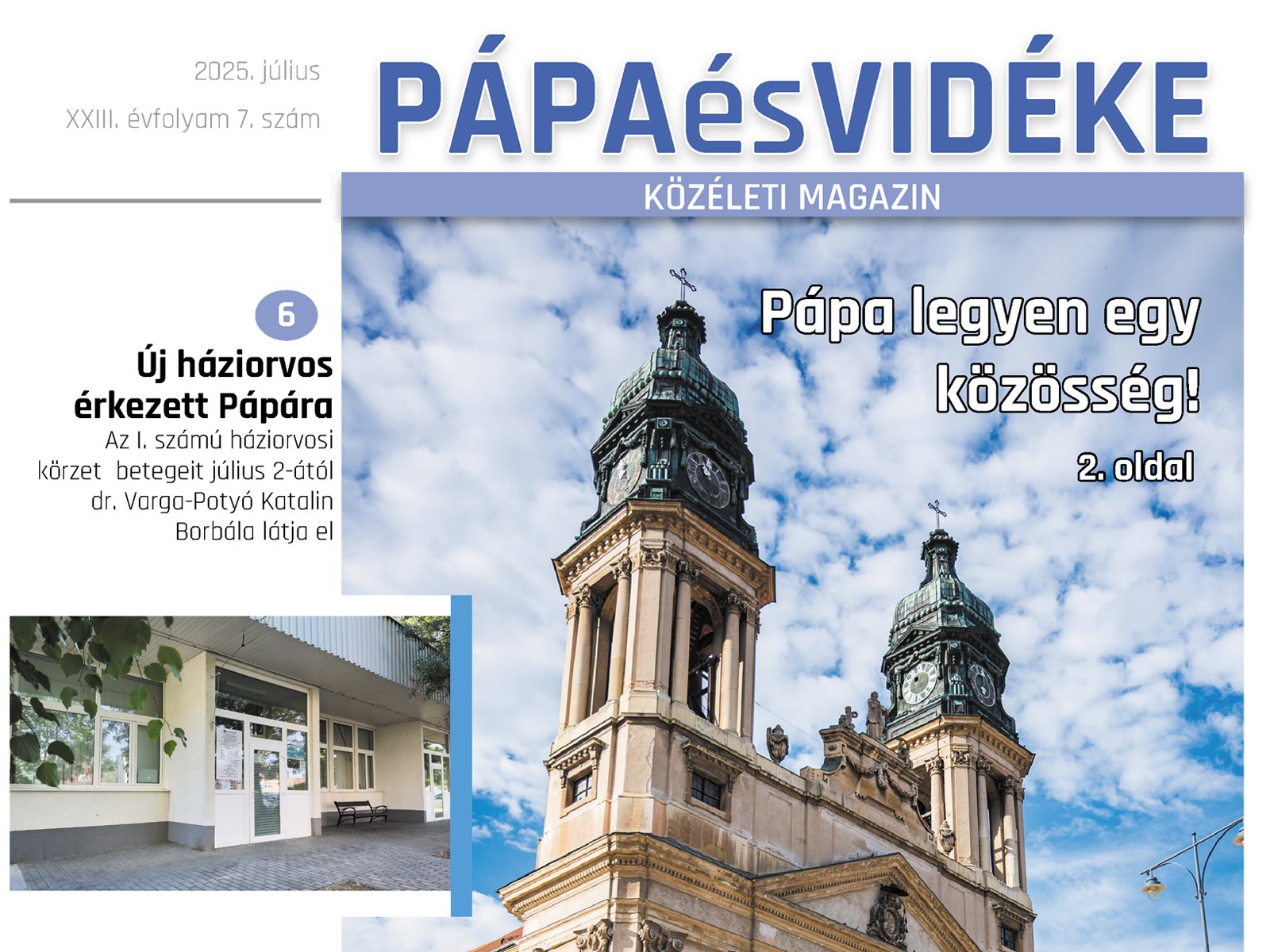 Pápa és Vidéke 2025. július