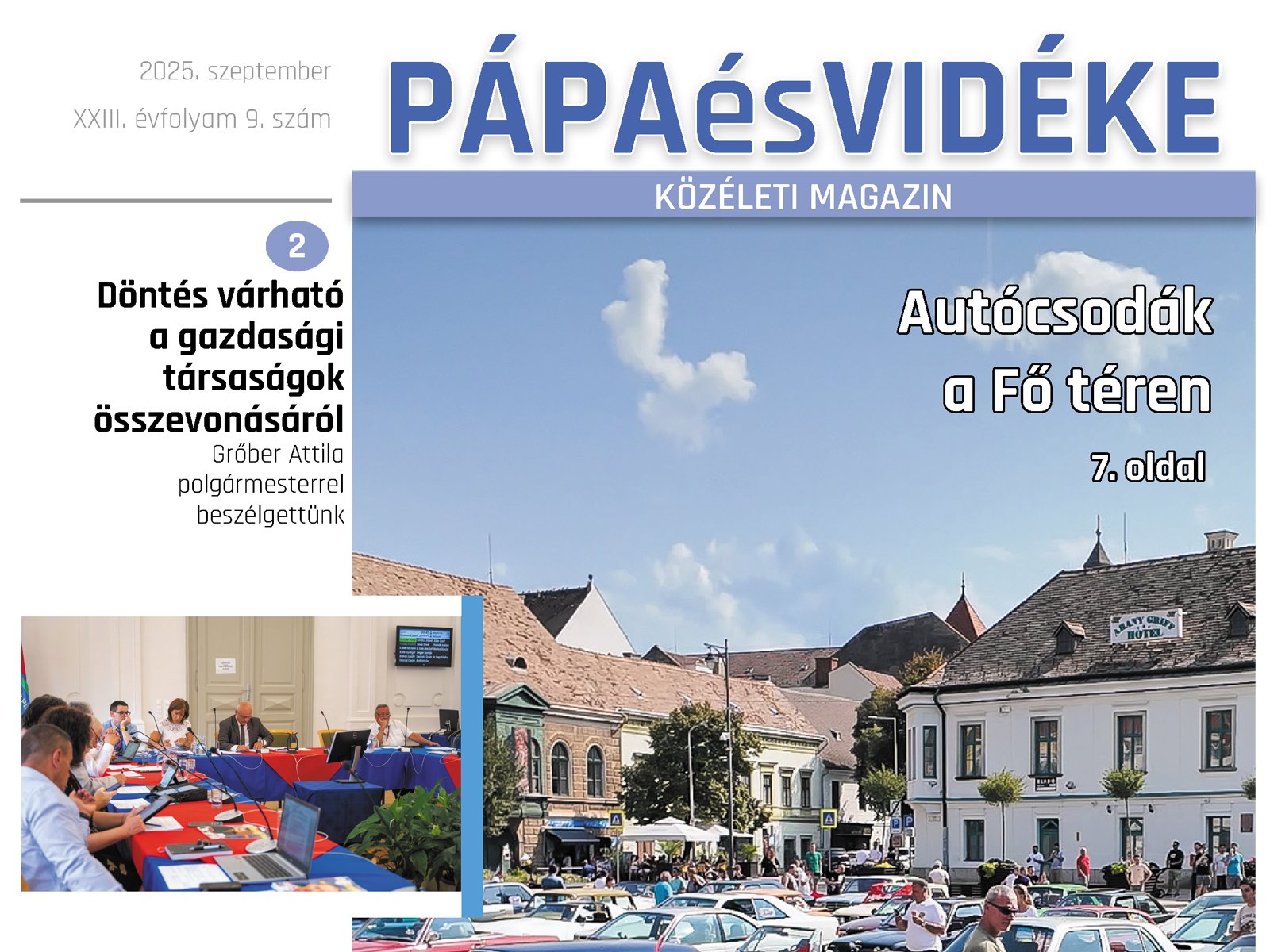 Pápa és Vidéke 2025. szeptember