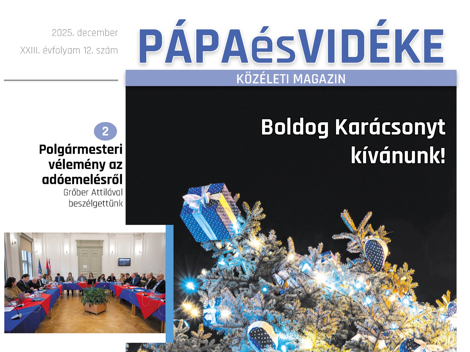 Pápa és Vidéke 2025. december